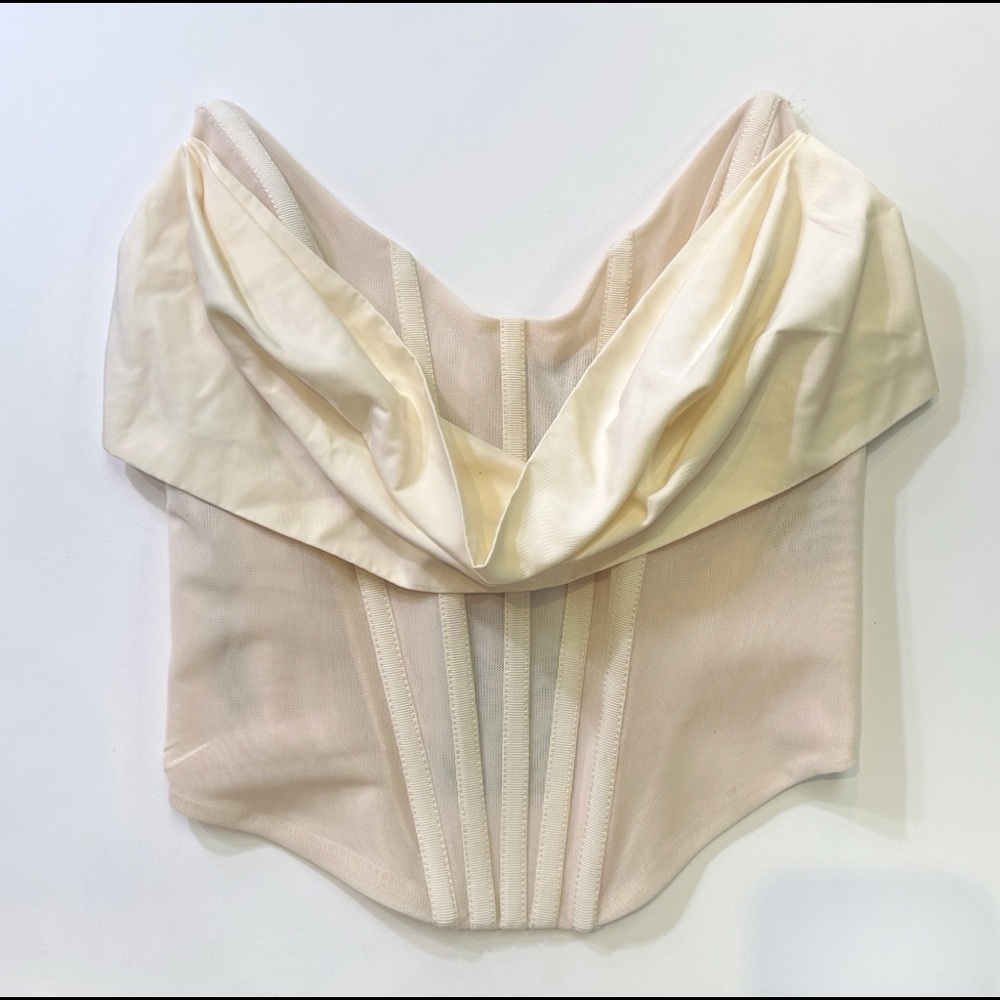 NBD Hailey bustier cream size M